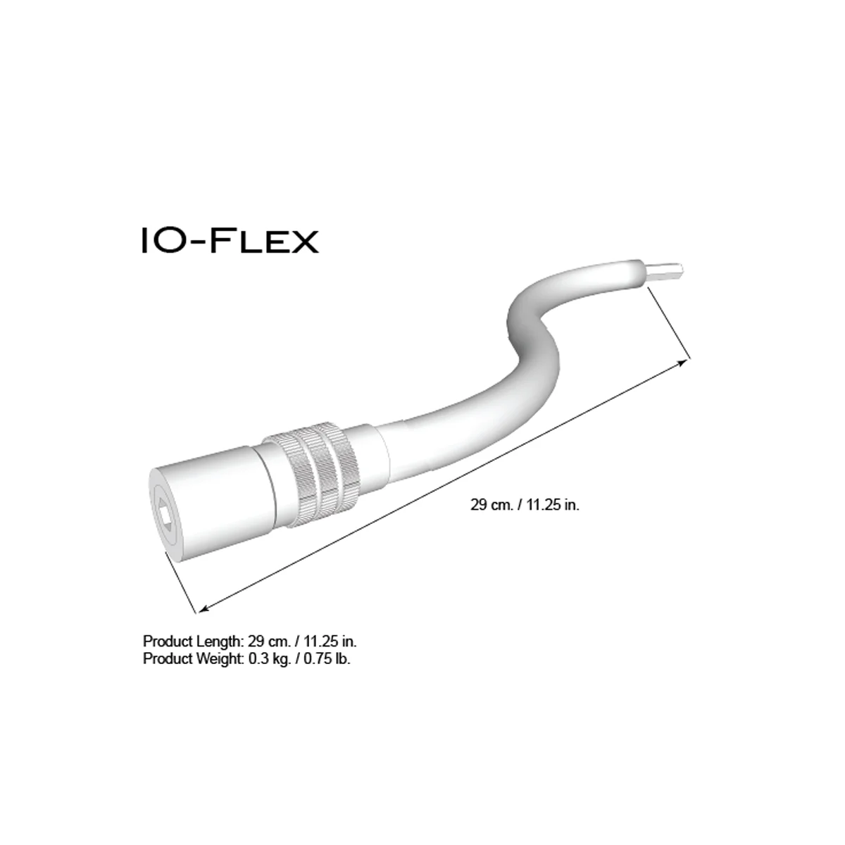 Flexible extensible Moduloflex, D. 32 mm, chromé